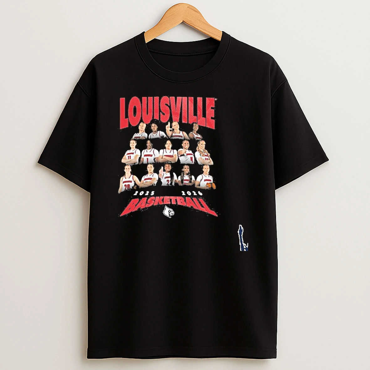2025 2026 Louisville Womens Basketball Team T Shirt