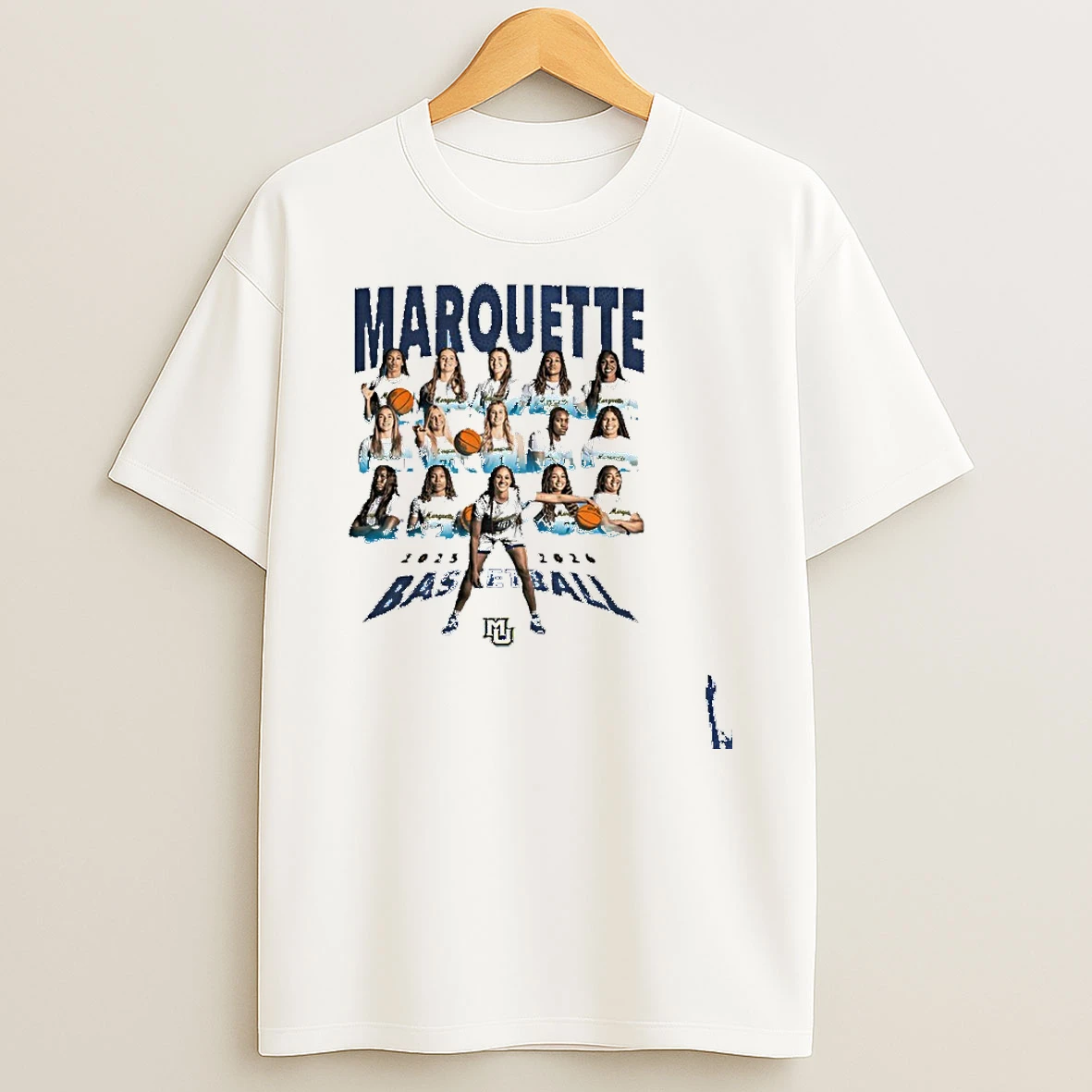 2025 2026 Marquette Womens Basketball Team T Shirt