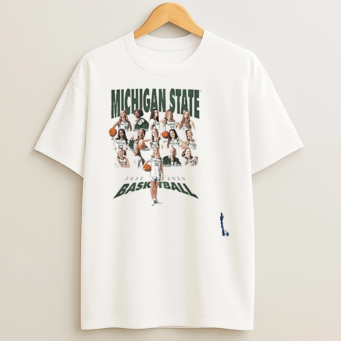 2025 2026 Michigan State Womens Basketball Team T Shirt