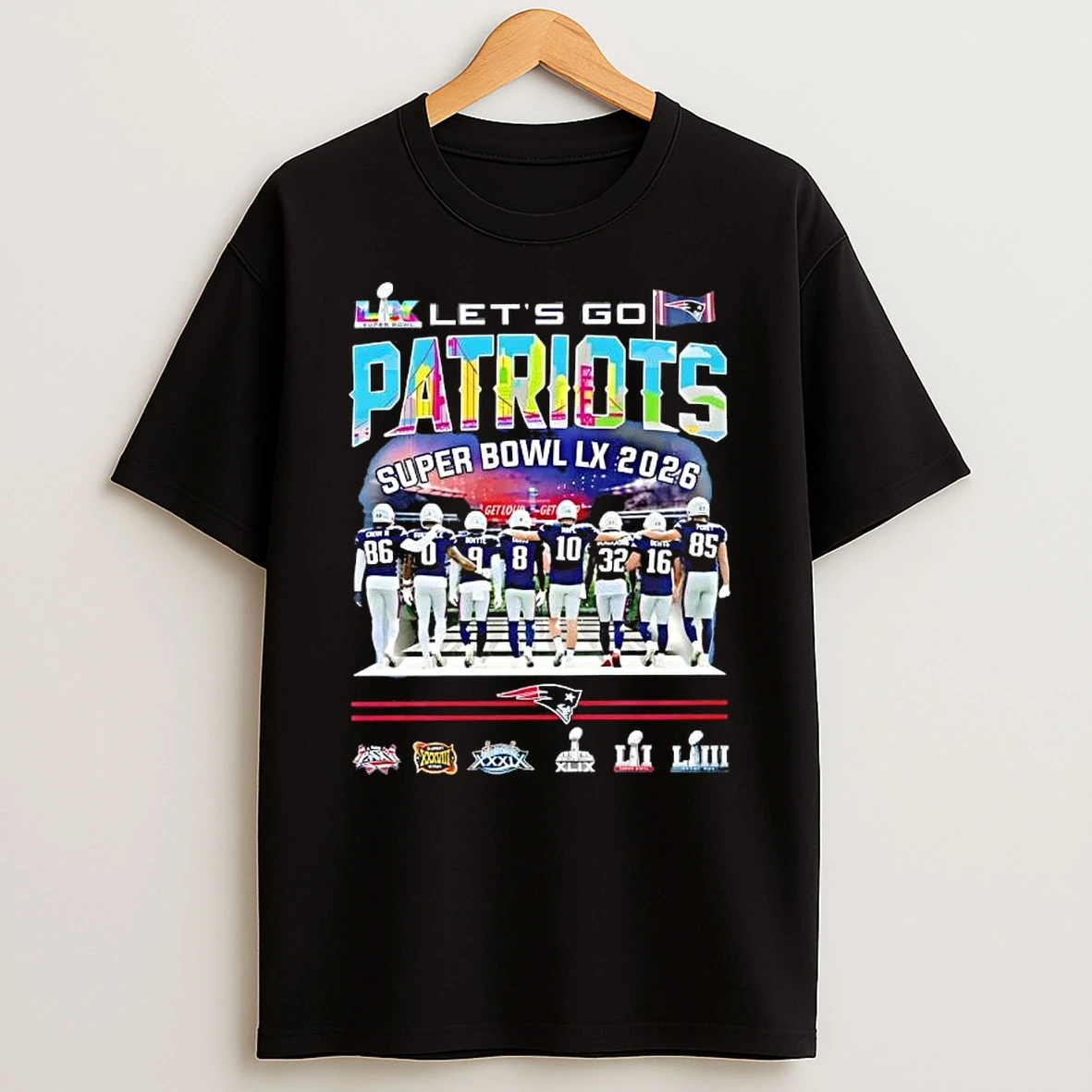 2026 Super Bowl Lx Lets Go Seattle Seahawks All Players T Shirt