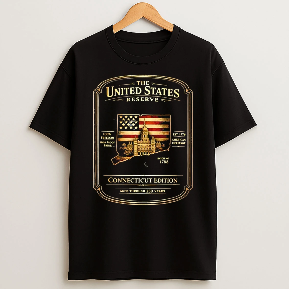 250 Years United States Connecticut Edition T Shirt