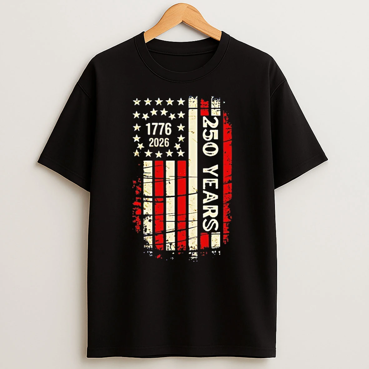 250th America Anniversary 1776 2026 Vintage Usa Flag Patriotic T Shirt