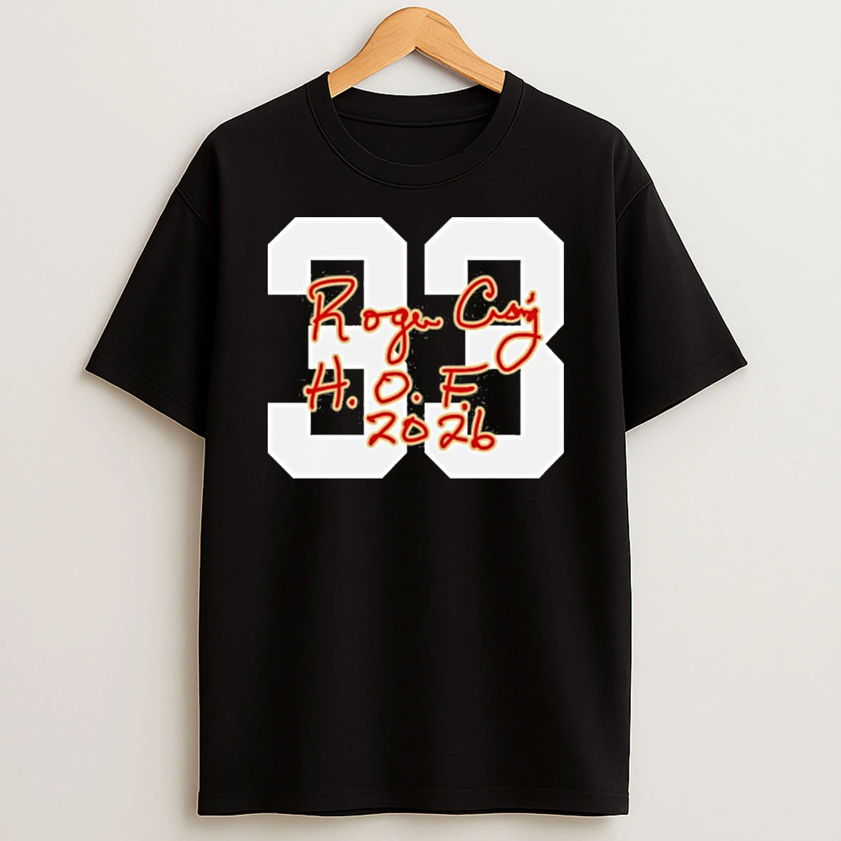 33 Roger Craig 49ers Class Of 2026 Elected Signature T Shirt