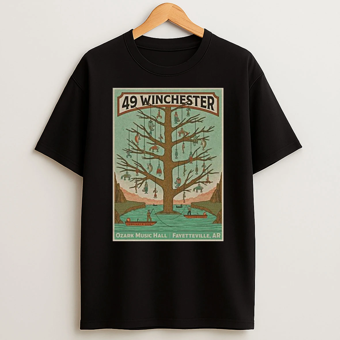 49 Winchester February 6 2026 Ozark Music Hall Fayetteville Ar T Shirt