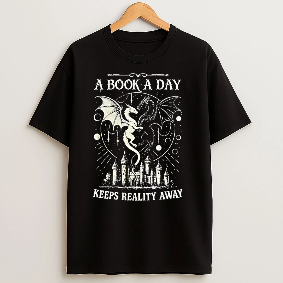 A Book A Day Keeps Reality Away T Shirt