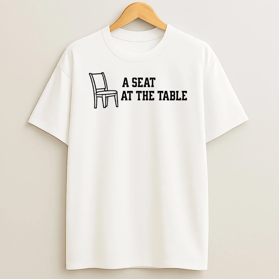 A Seat At The Table Chair Graphic Minimalist T Shirt