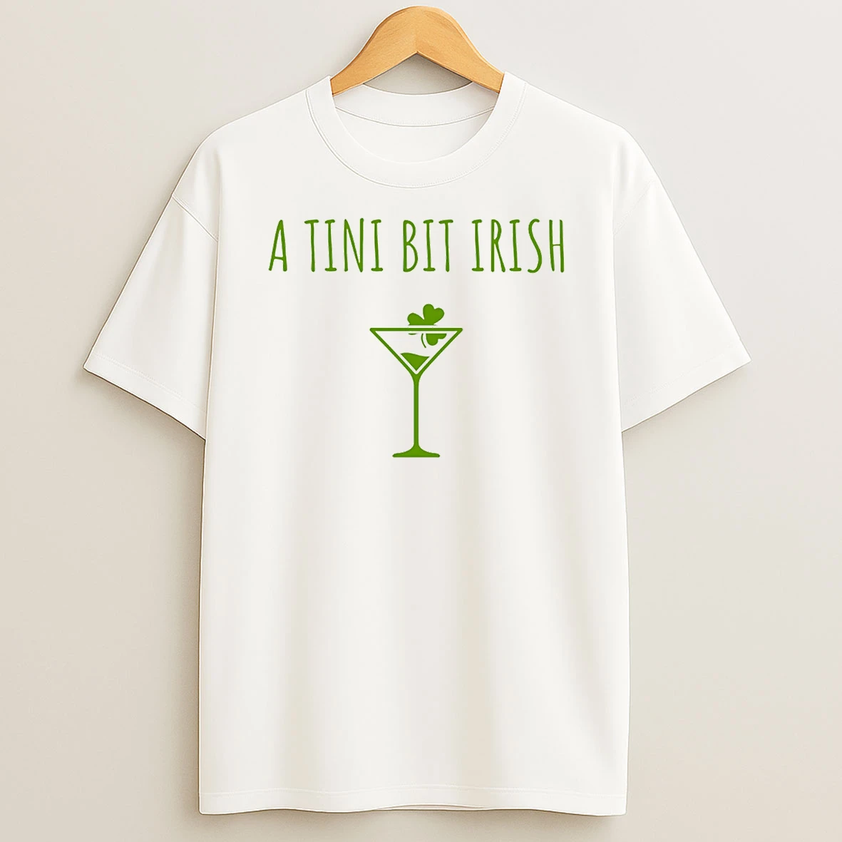 A Tini Bit Irish St Patricks Day T Shirt