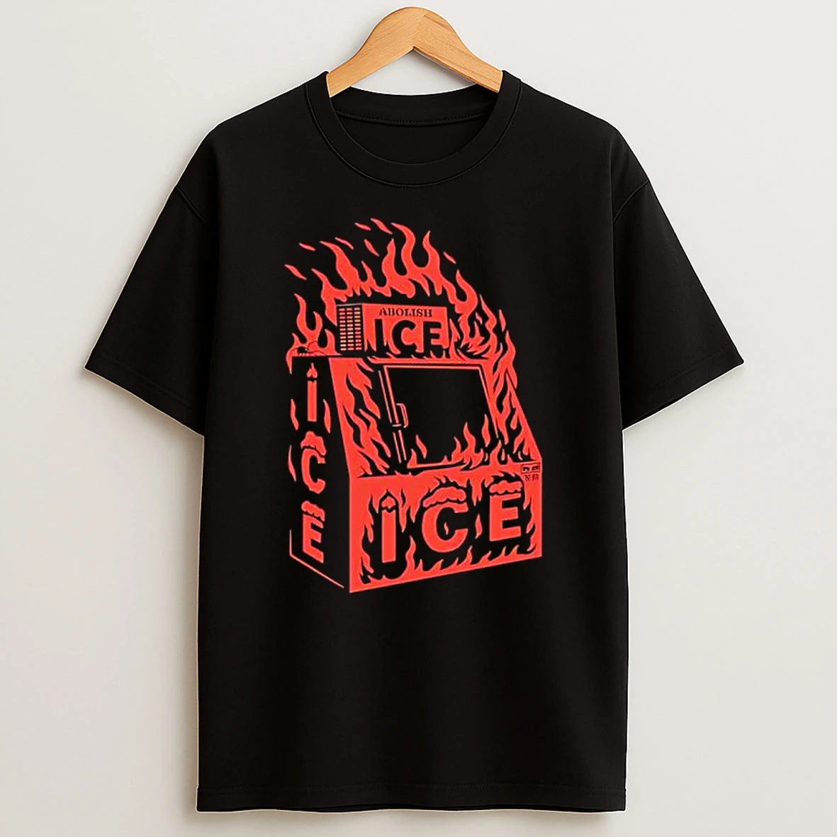 Abolish Ice Machine On Fire T Shirt