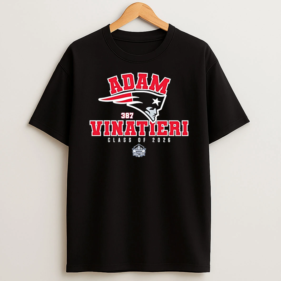 Adam Vinatieri Ne Patriots Class Of 2026 Hall Of Fame Enshrinee T Shirt