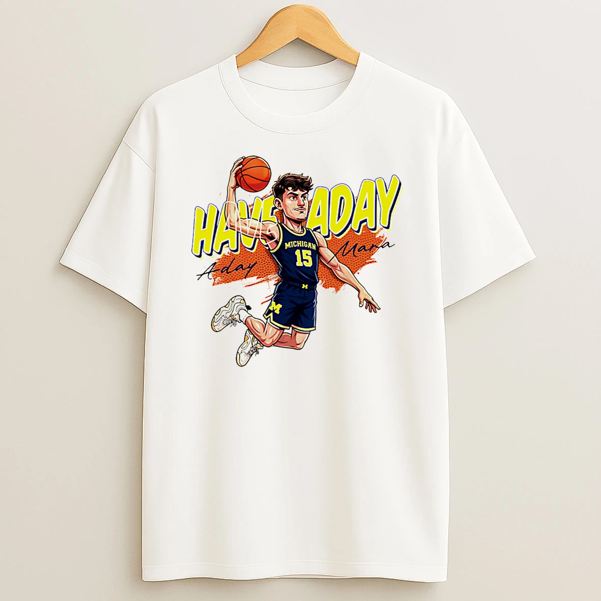 Aday Mara Michigan Basketball Have Aday Caricature T Shirt