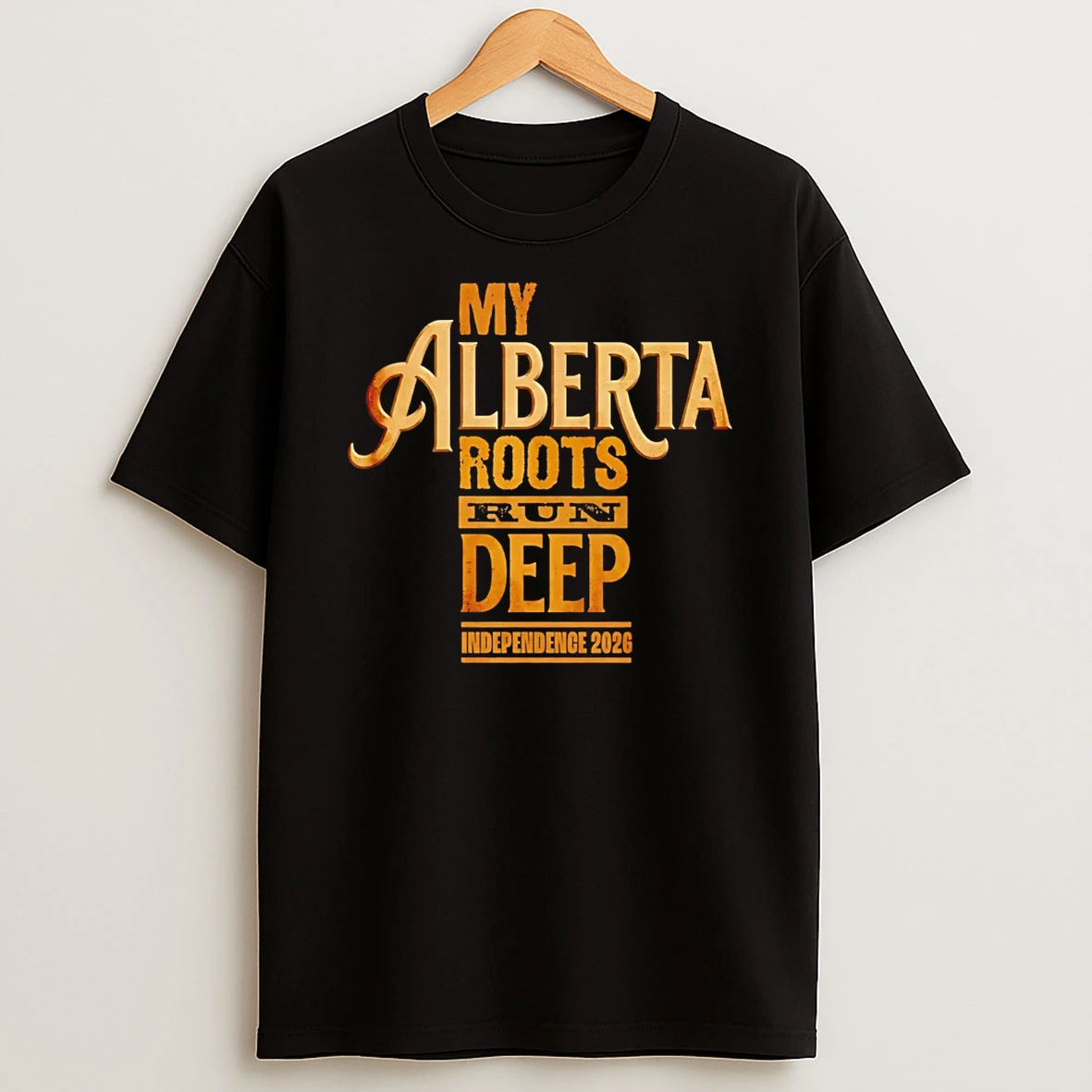 Alberta Roots Run Deep Independence 2026 T Shirt
