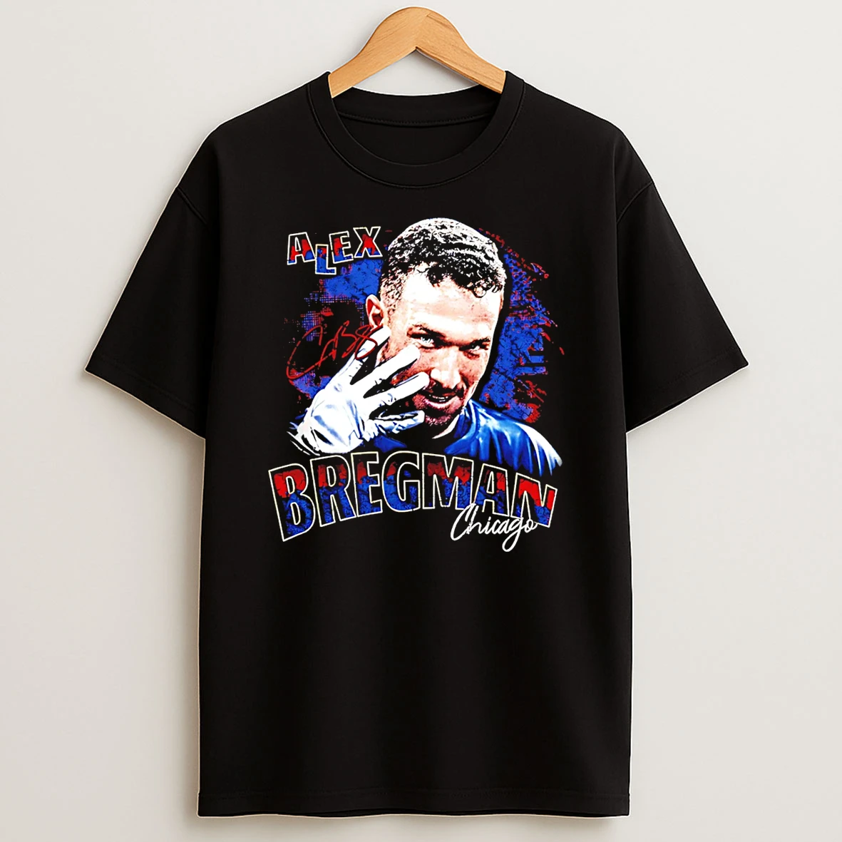 Alex Bregman Chicago Cubs Pose Signature T Shirt