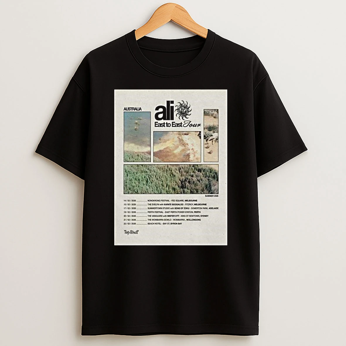 Ali Australia East To East 2026 Tour T Shirt