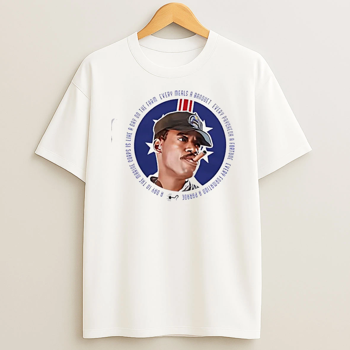 Aliens Apone A Day In The Marine Corps Is Like A Day On The Farm T Shirt