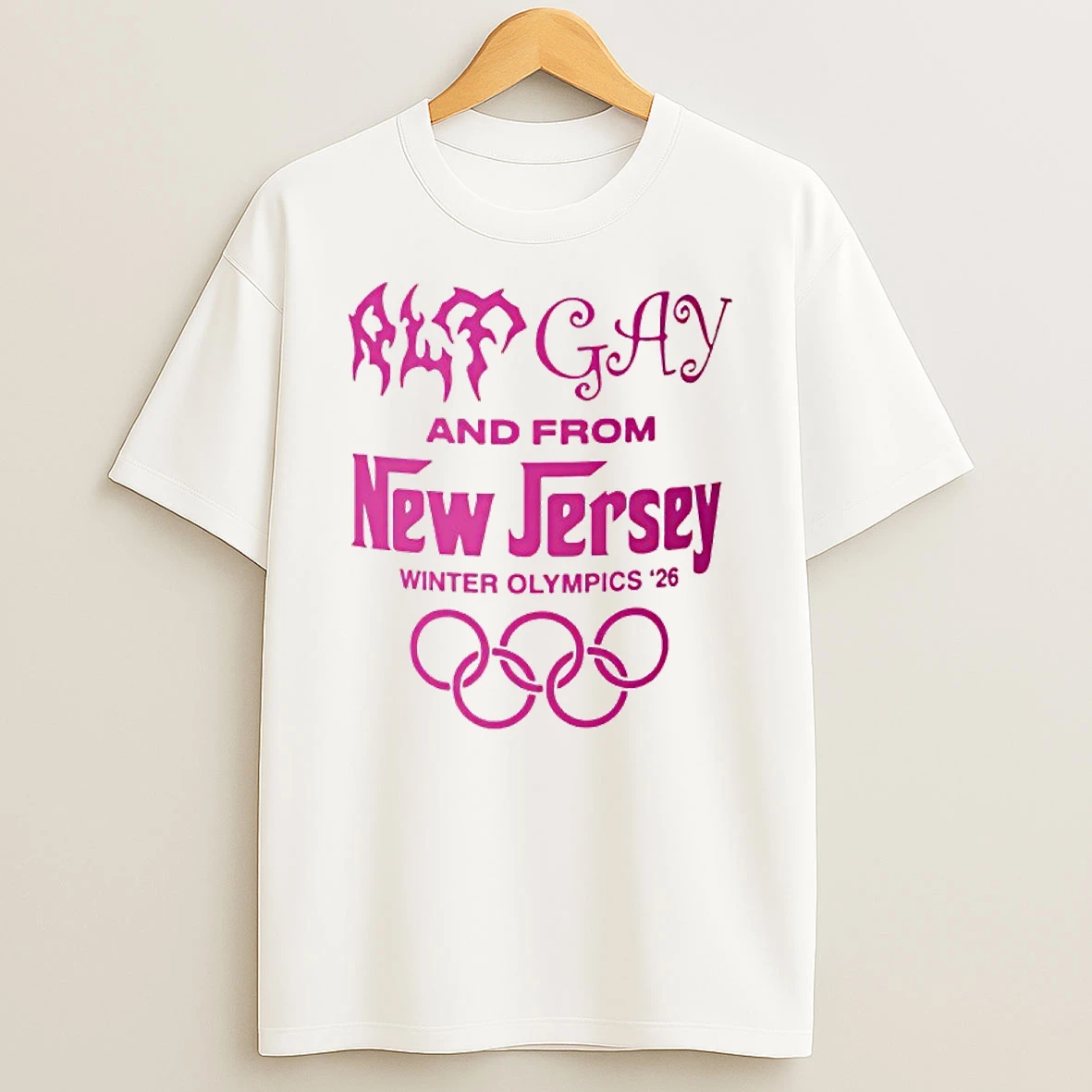 Alt Gay And From New Jersey Winter Olympics 26 T Shirt