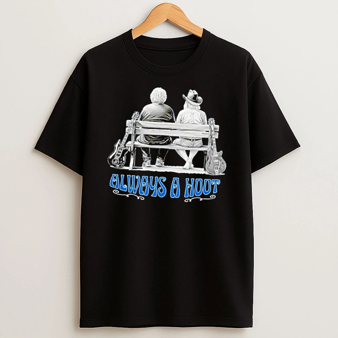 Always A Hoot Jerry Garcia Bob Weir Music Legends T Shirt