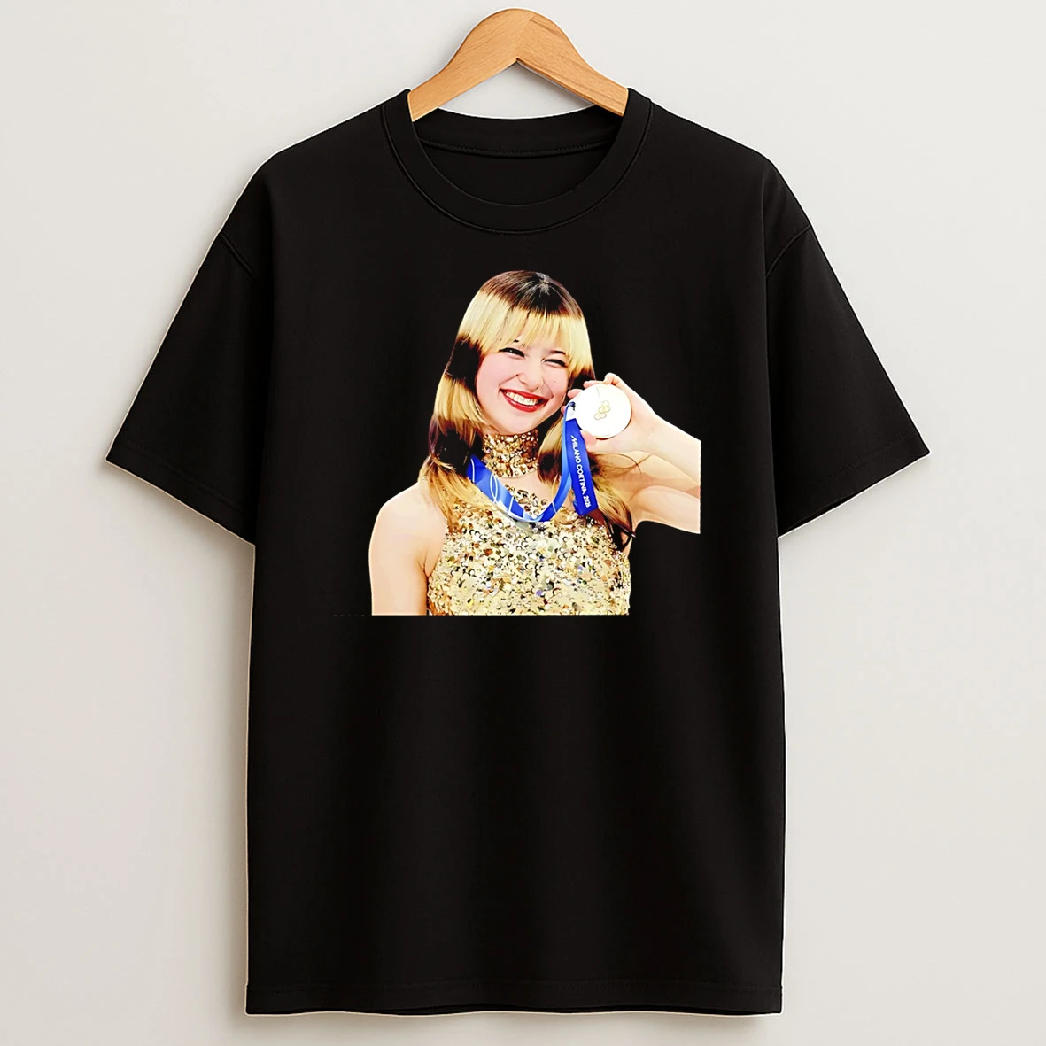 Alysa Liu Gold 2026 Olympic Champions Player Collage T Shirt