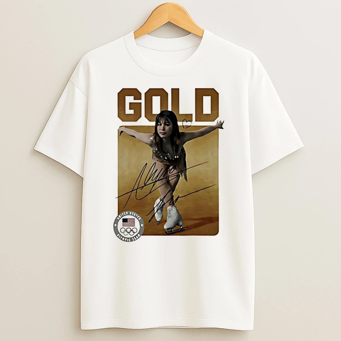 Alysa Liu Gold United States Olympic Team Figure Skating T Shirt