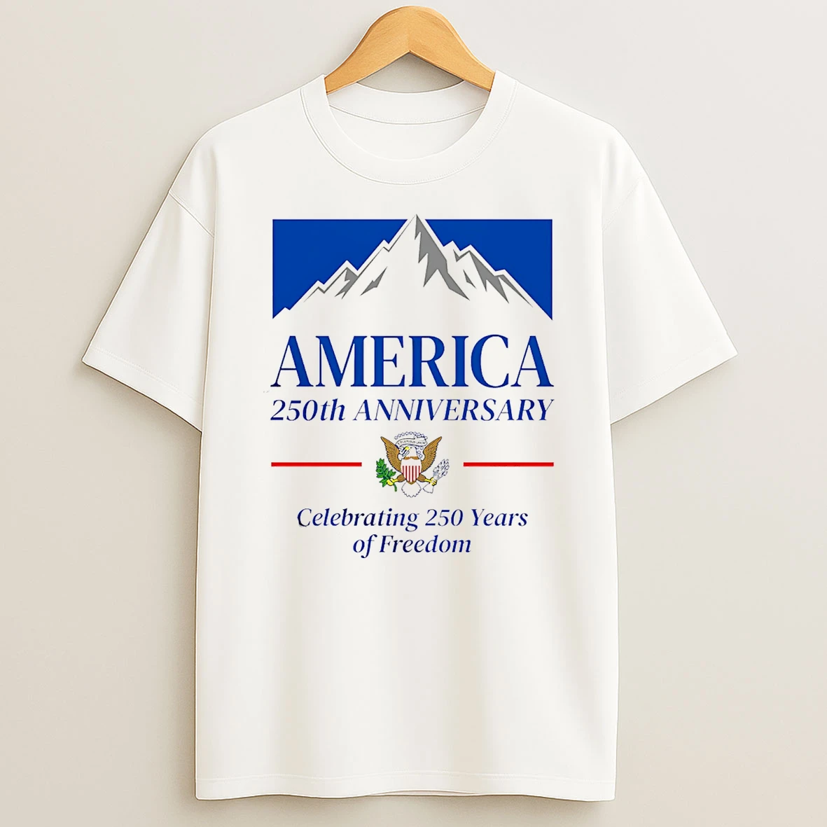 America 250th Anniversary Mountain Beer Celebrating 250 Years Of Freedom T Shirt