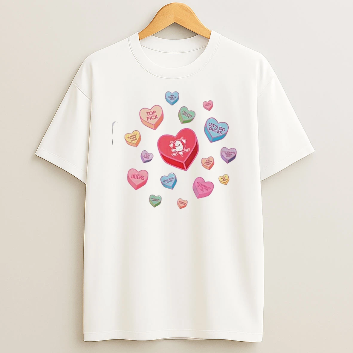 Anaheim Ducks Sweet Talk Valentines Day T Shirt