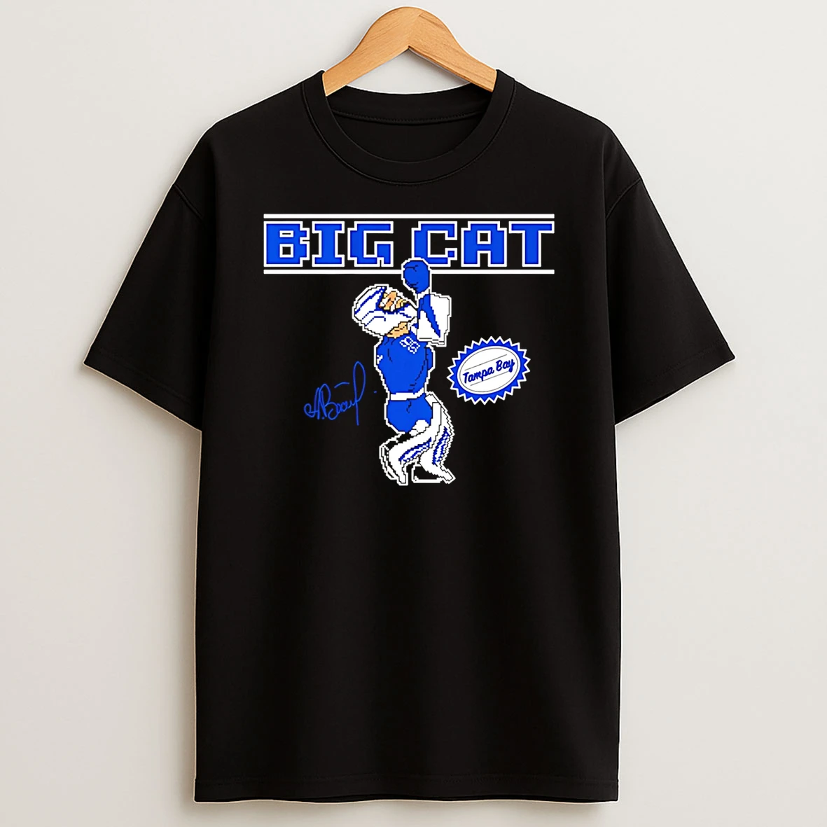 Andrei Vasilevskiy Big Cat Tampa Bay Lightning Retro Punch T Shirt