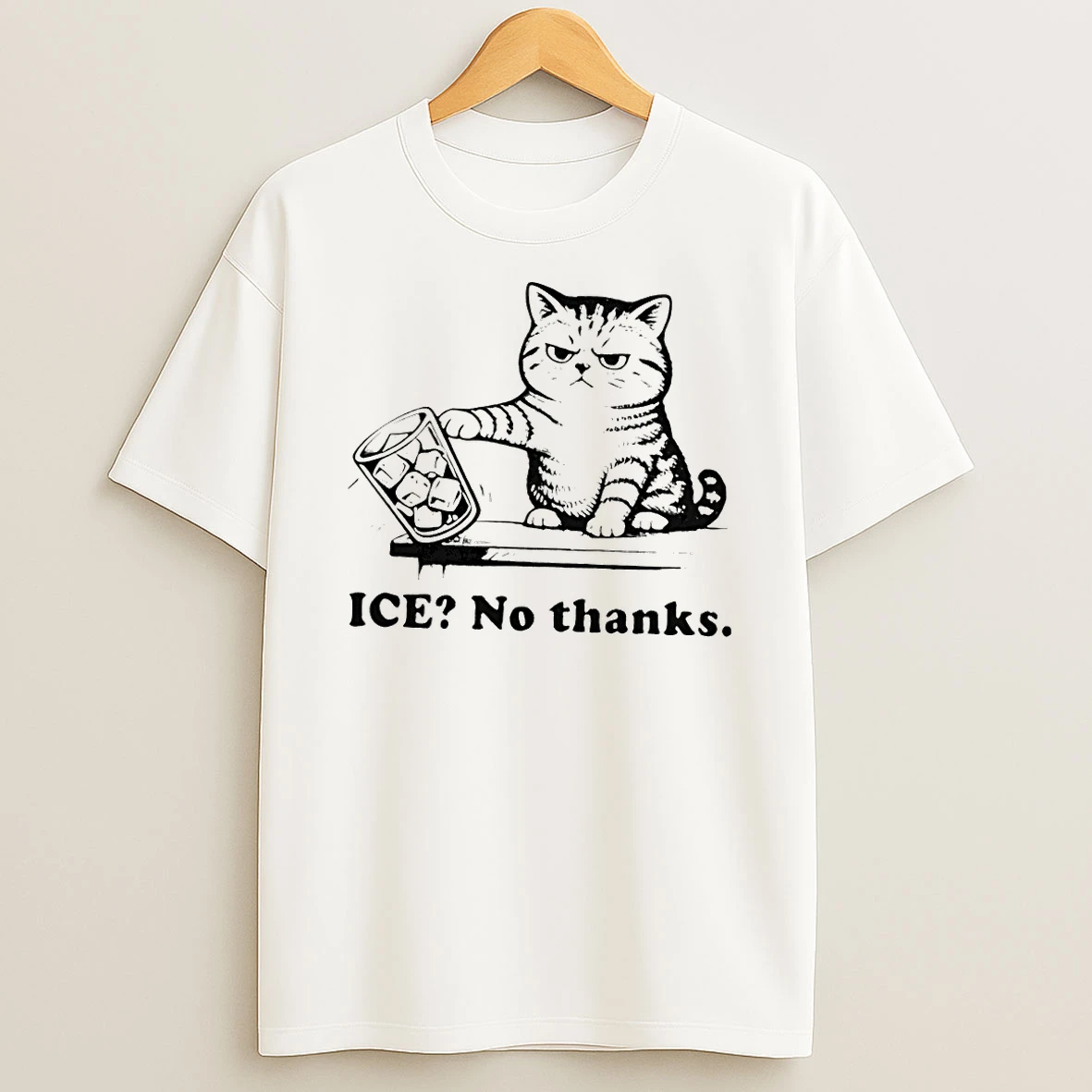 Anti Ice Cat Ice No Thanks T Shirt