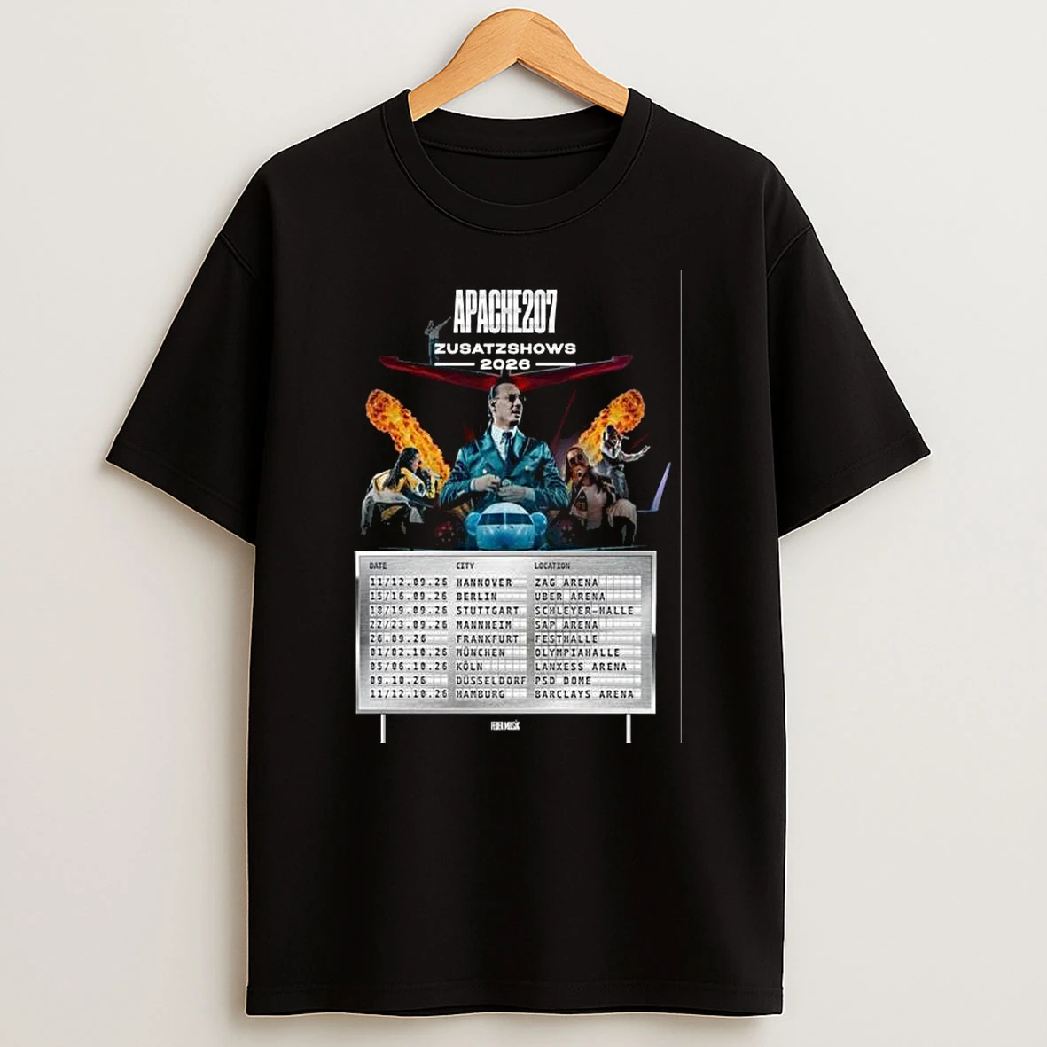 Apache 207 Zusatzshows 2026 T Shirt