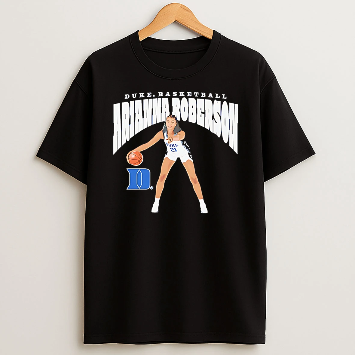 Arianna Roberson Duke Blue Devils Illustrated 26 T Shirt