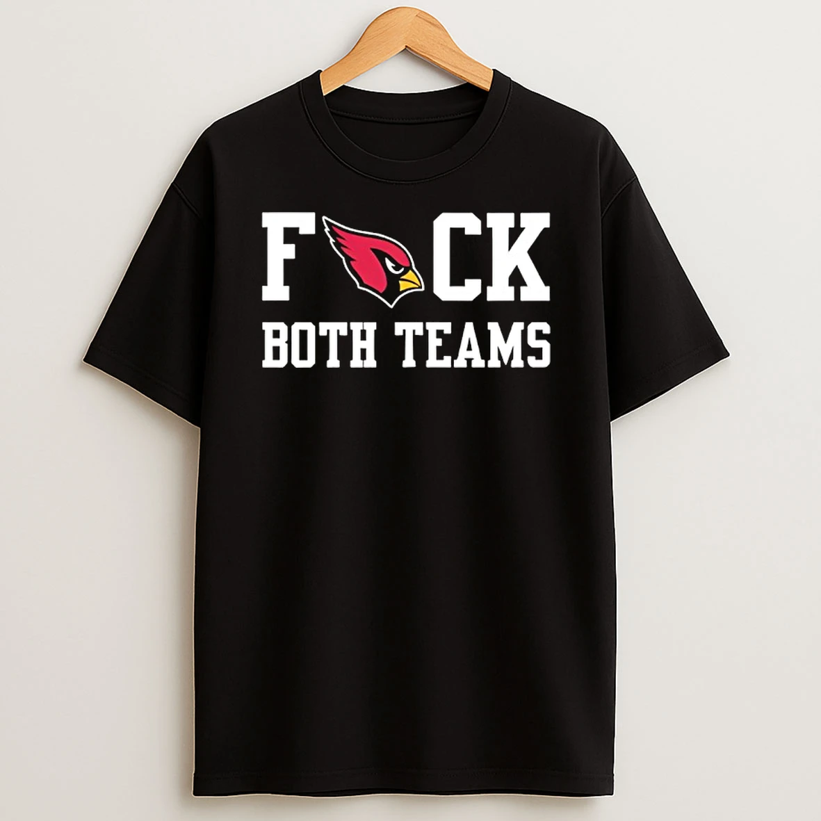Arizona Cardinals Football Fuck Both Teams Logo T Shirt