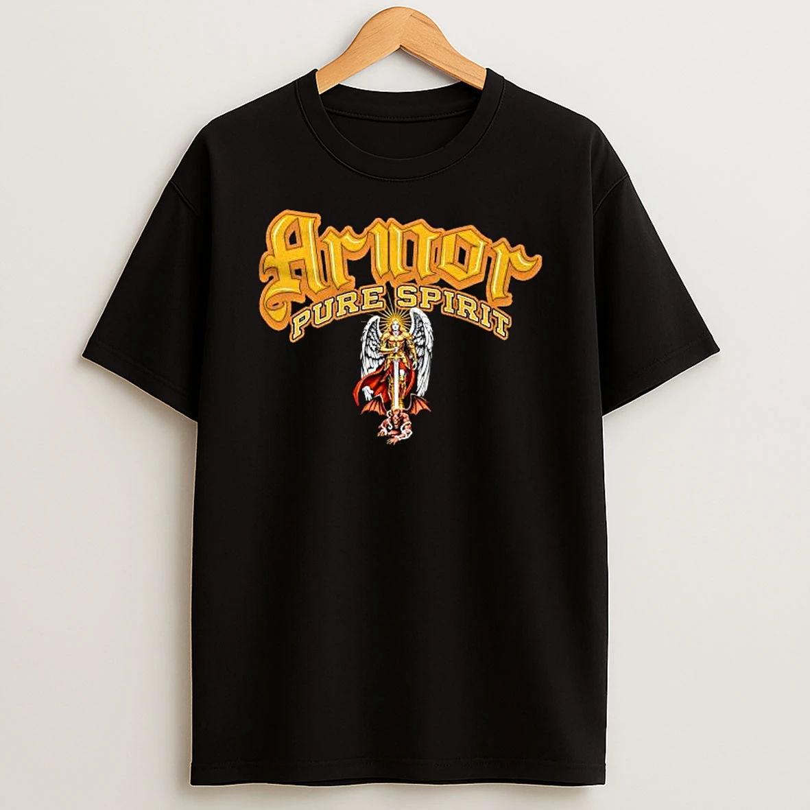 Armor Pure Spirit Archangel Michael Sword Slaying Devil T Shirt