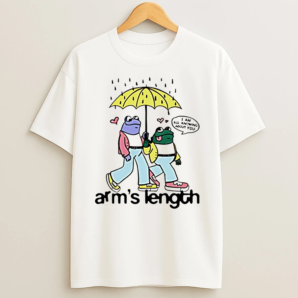 Arms Length Frog And Toad T Shirt