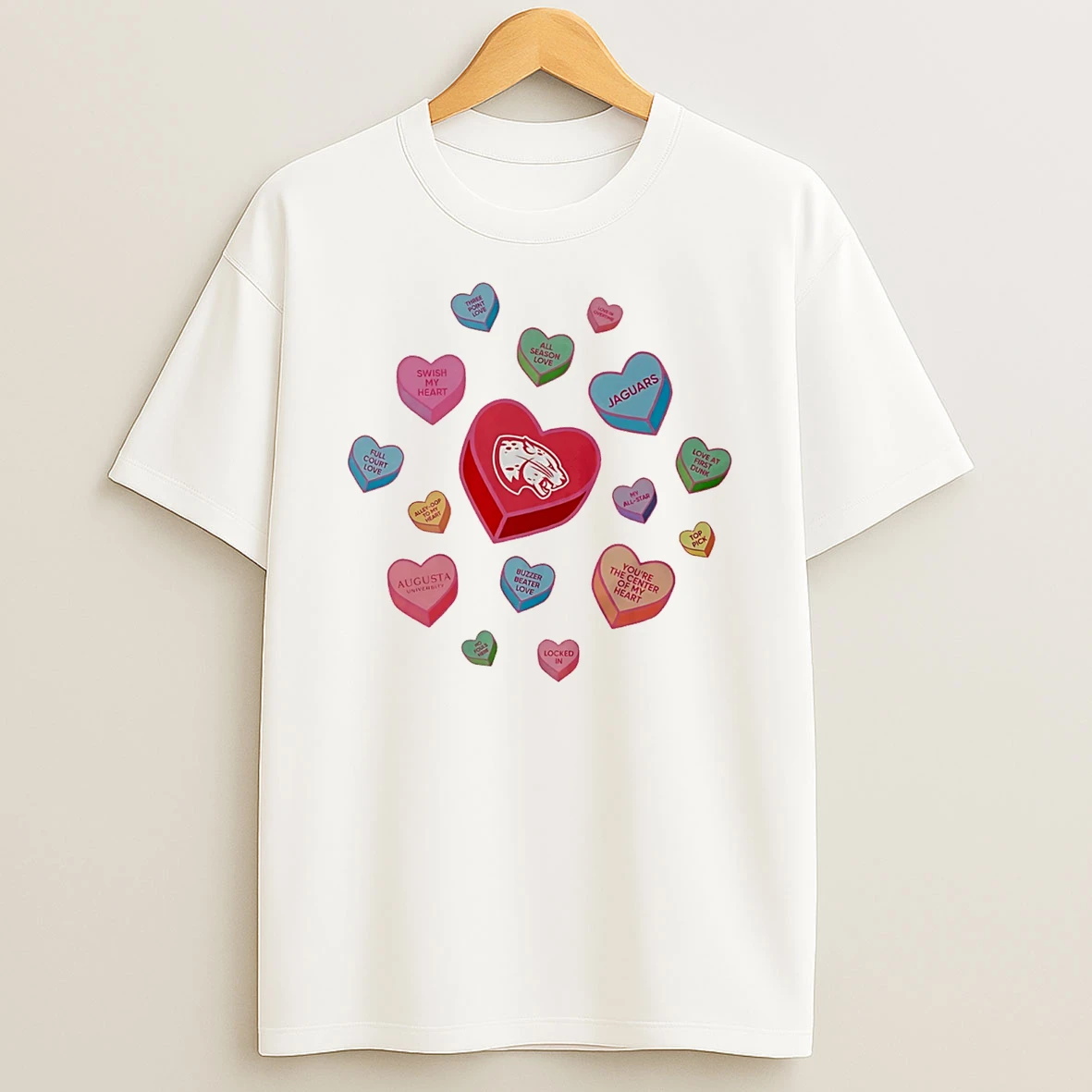 Augusta Jaguars Sweet Talk Valentine Day T Shirt