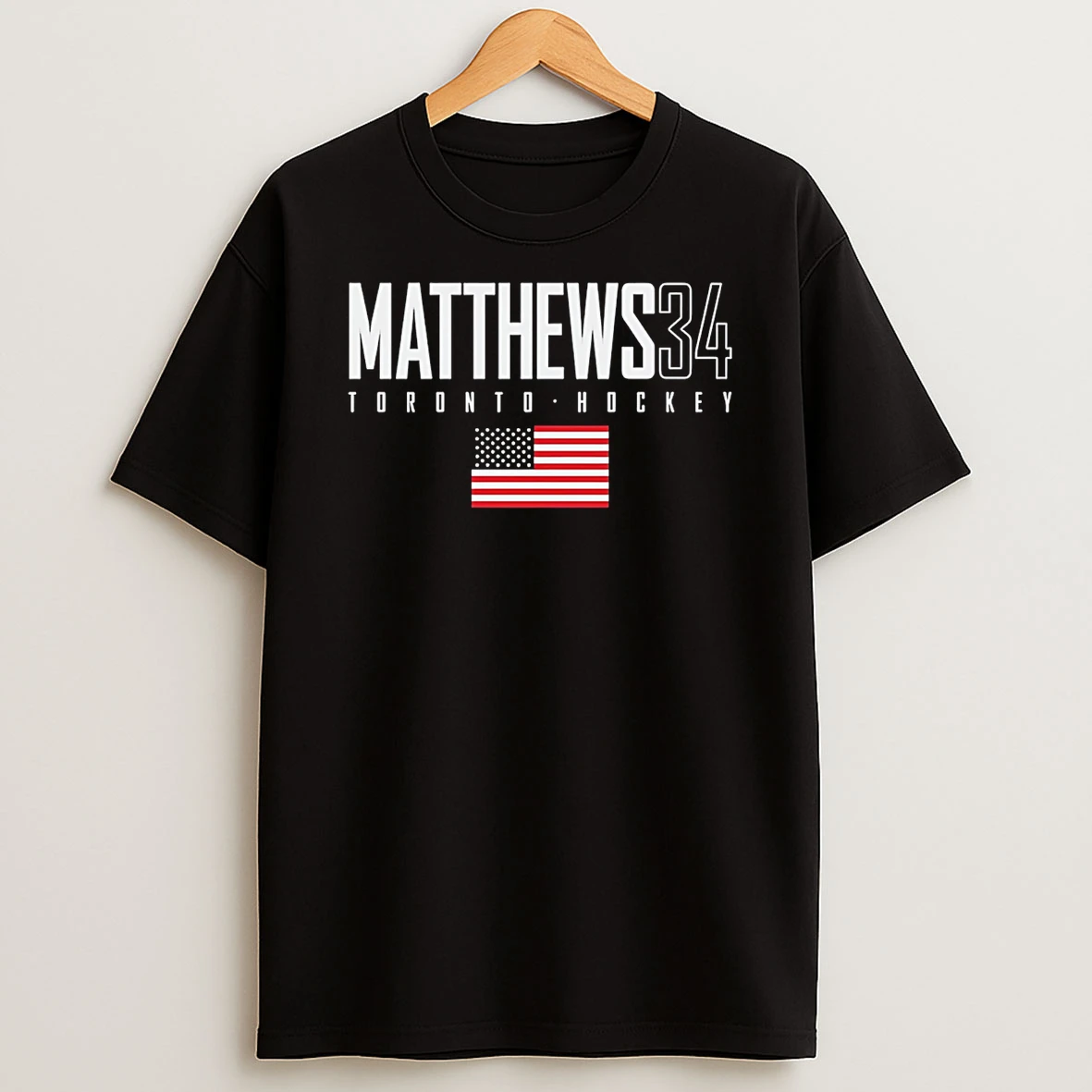 Auston Matthews Toronto Hockey Usa Elite Number And Name T Shirt