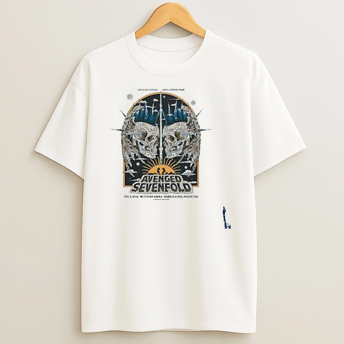 Avenged Sevenfold Concert In Buenos Aires Argentina 03 Feb 2026 T Shirt