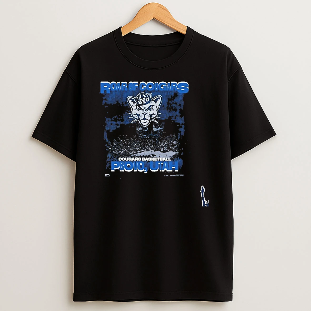 Byu Cougars Basketball Arena Roar Of Cougars T Shirt