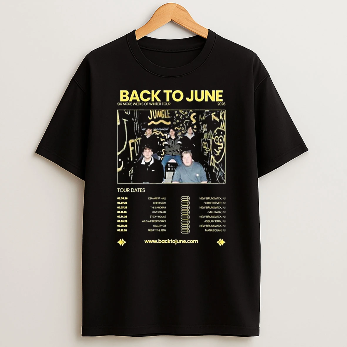 Back To June Six More Weeks Of Winter Tour 2026 T Shirt