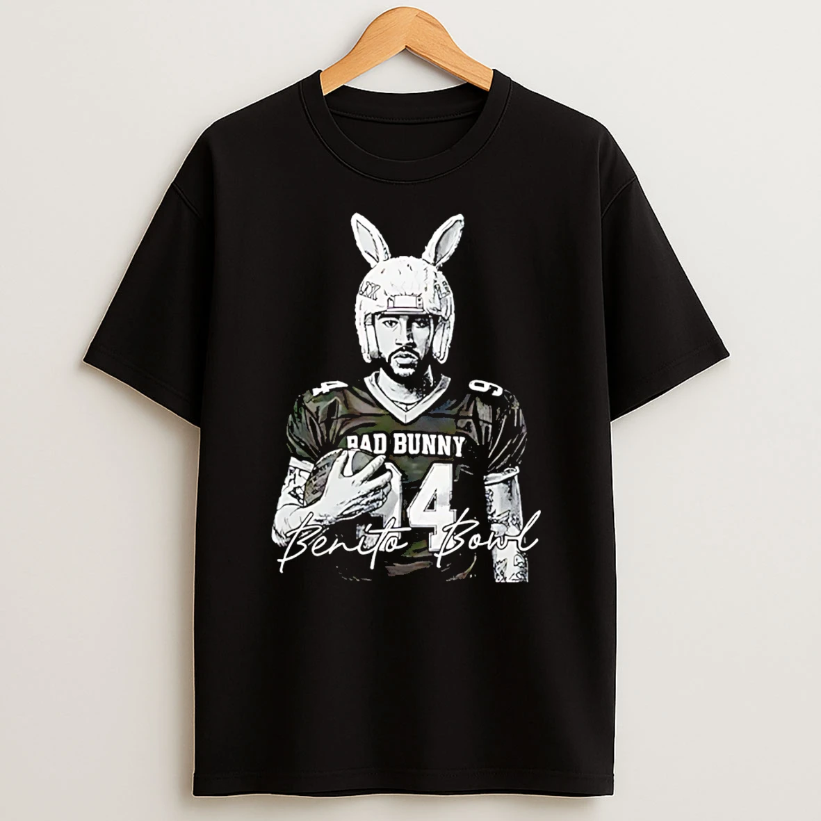 Bad Bunny Benito Bowl Super Bowl Football T Shirt