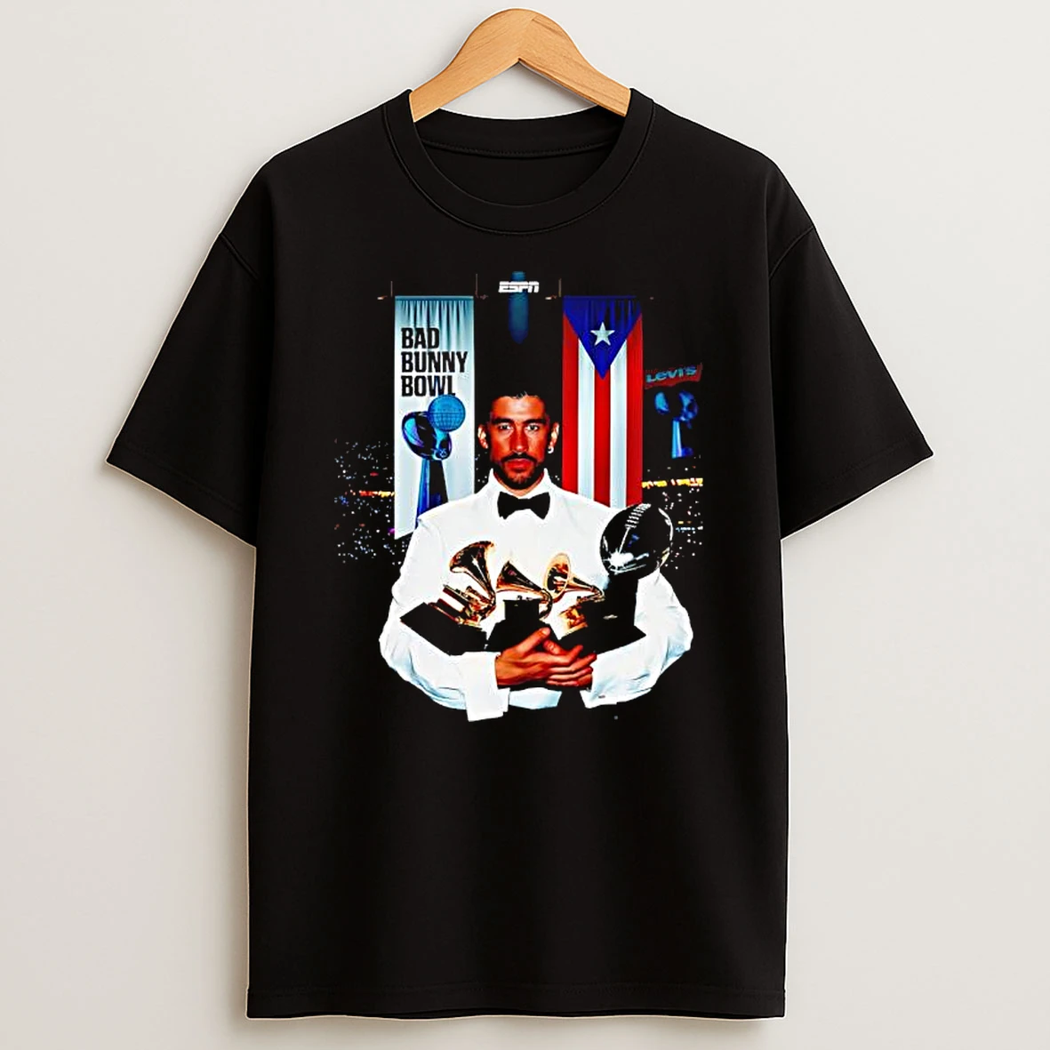 Bad Bunny Bowl The Grammys Graphic T Shirt