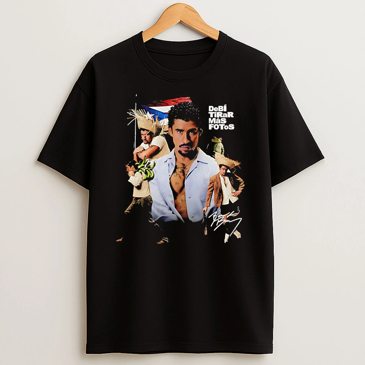 Bad Bunny Dtmf Debi Tirar Mas Fotos 2026 Signature T Shirt