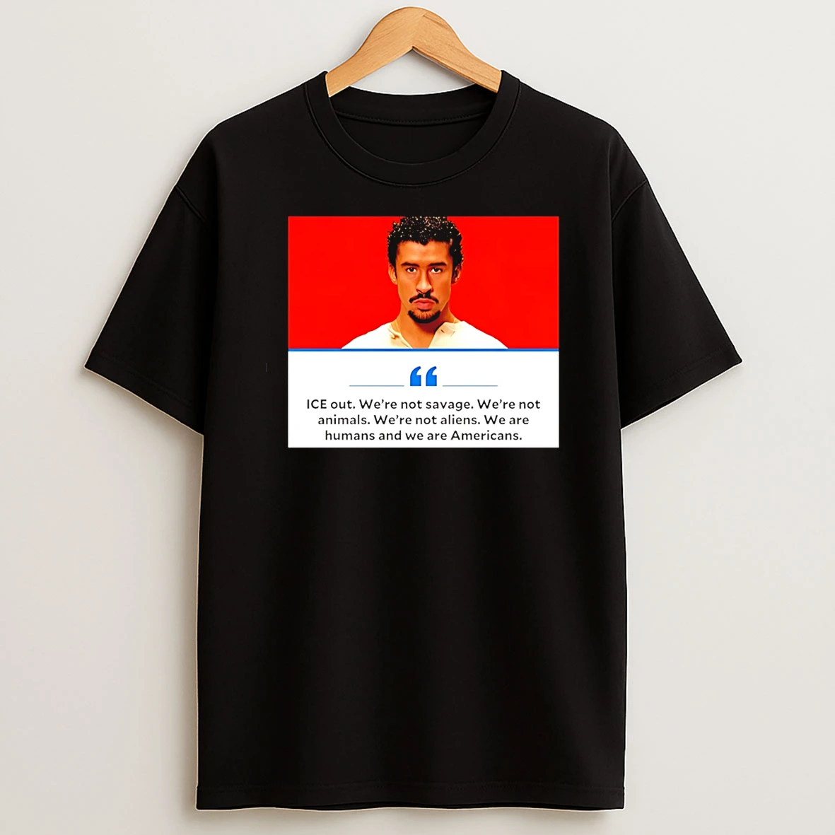 Bad Bunny Ice Out Were Not Savage Were Not Animals T Shirt