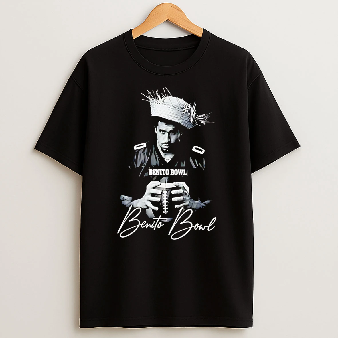 Bad Bunny Super Bowl Lx Funny Game Day Straw Hat T Shirt