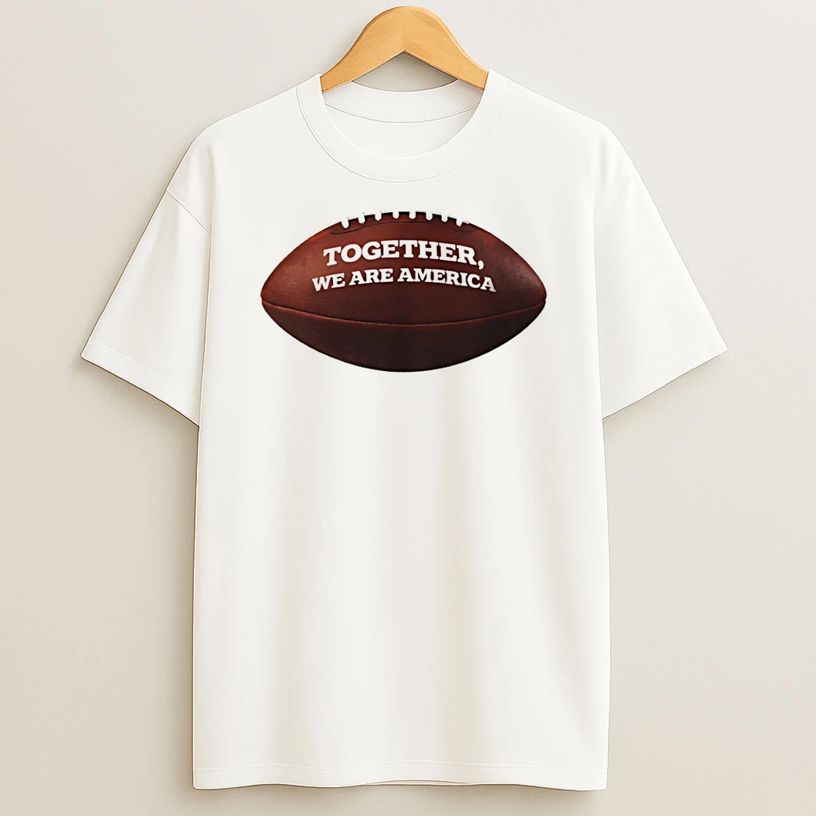 Bad Bunny Super Bowl Together We Are American Football T Shirt