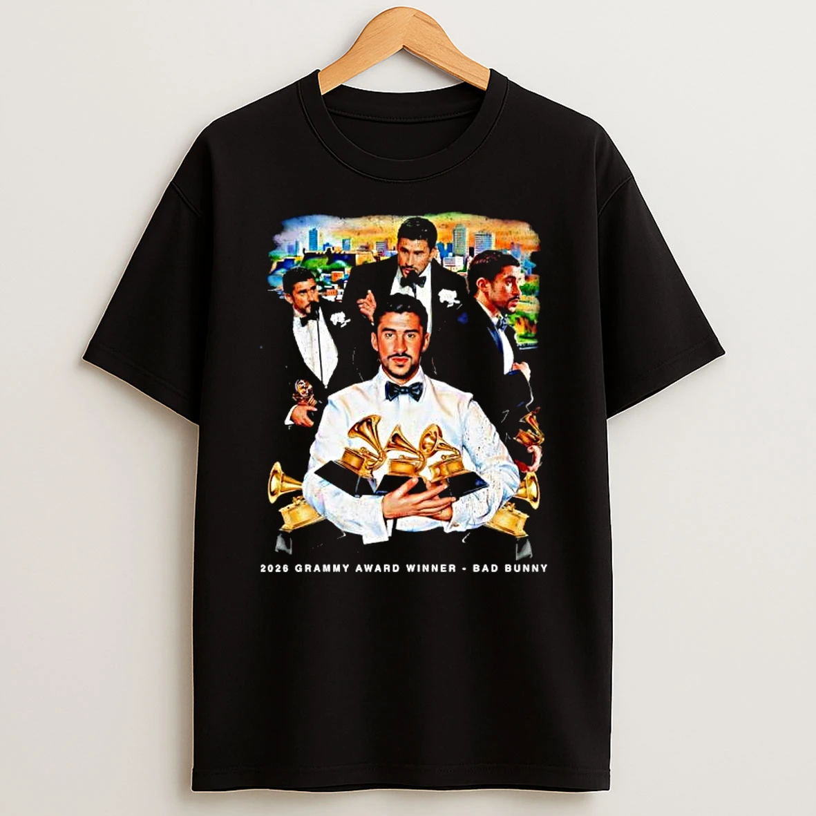 Bad Bunny Win At The 2026 Grammy Awards Graphic T Shirt