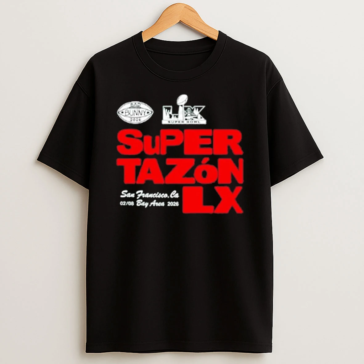 Bad Bunny X Super Tazon Chairs Super Bowl Lx T Shirt