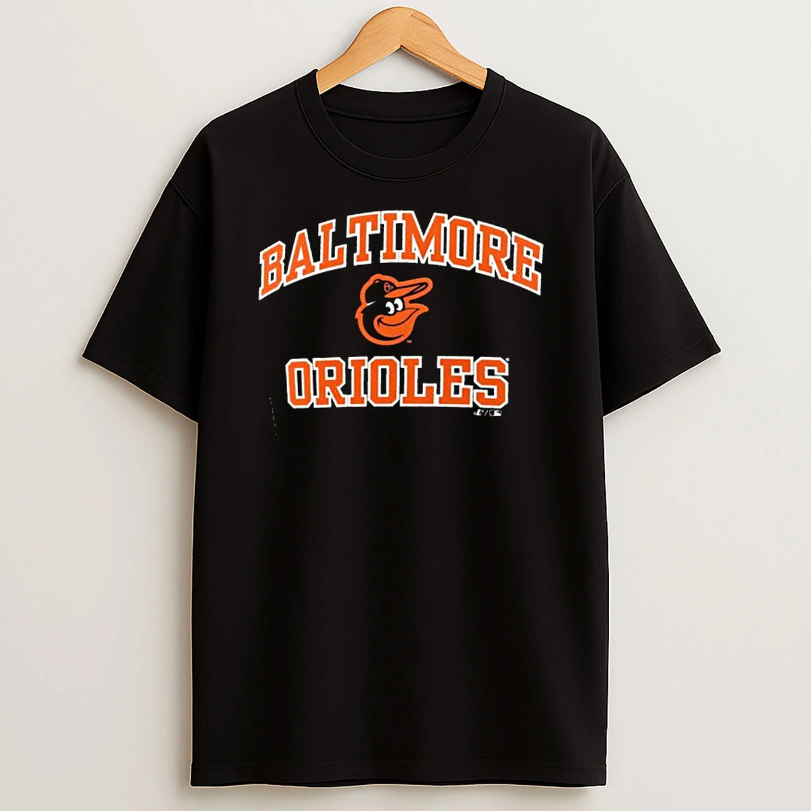 Baltimore Orioles Logo Athletic Heart And Soul T Shirt