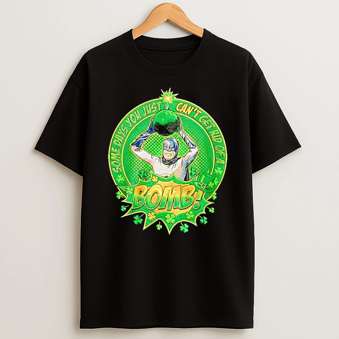 Batman Somedays You Just Cant Get Rid Of Bomb T Shirt