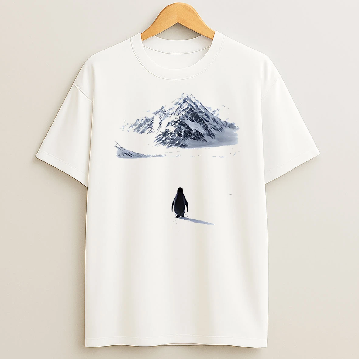Be The Penguin Mountain Winter T Shirt