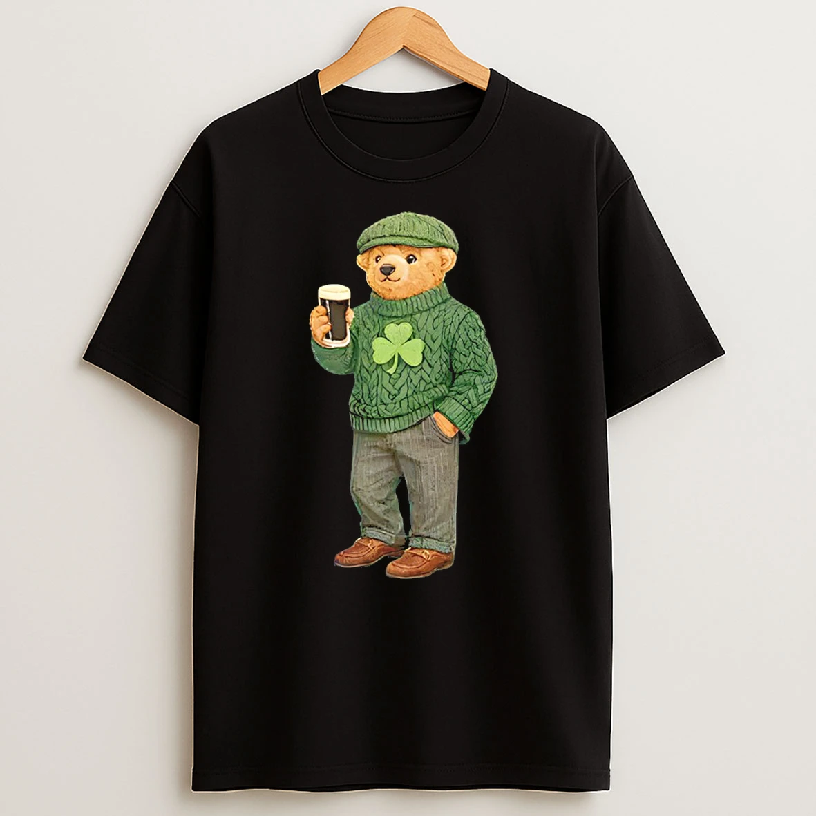Bear Irish Shamrock St Patricks Day 2026 T Shirt