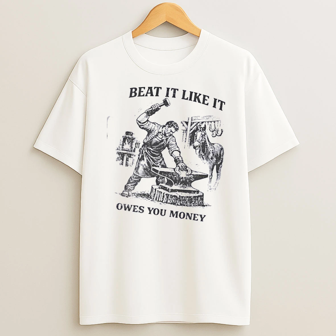 Beat It Like It Owes You Money T Shirt