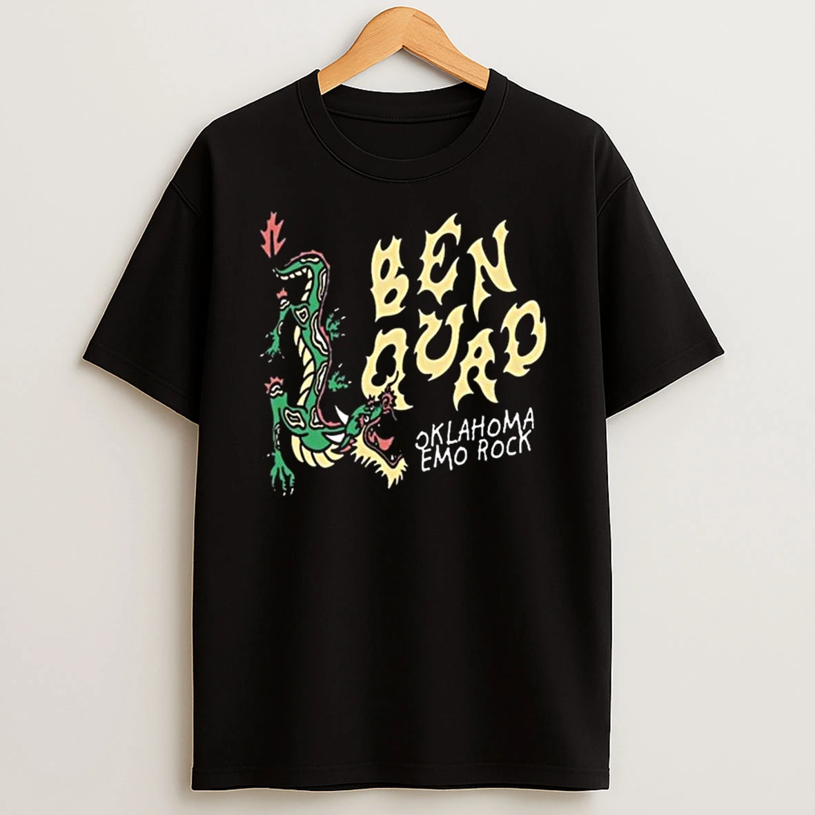 Ben Quad Dragon Oklahoma Emo Rock T Shirt